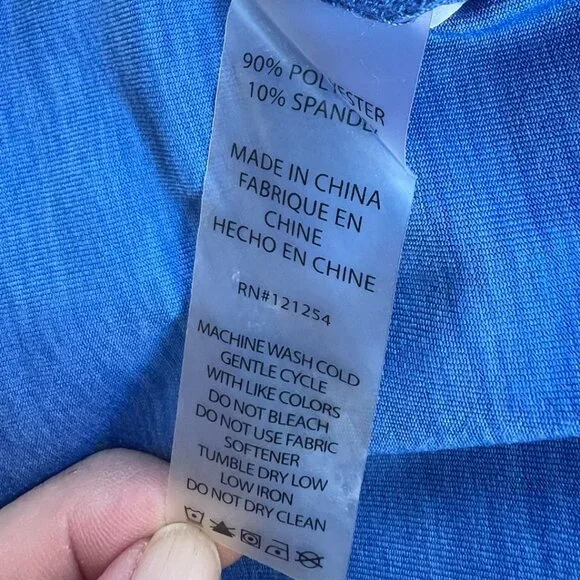 Jofit Millie Sleeveless Golf Athleisure Dress Blue Ruffle Neck Pockets Size XL - Picture 10 of 10